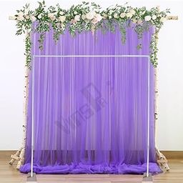 Square Shape Balloon Holder | Box Stand With Wooden Base Arches Made Of Pvc Plastic White Colour Large Size (7 Feet X) - 1 Piece-picture-18