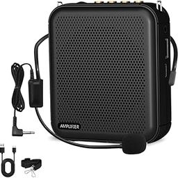 ZORBES® 10W Mini Voice Amplifier Portable Rechargeable with Wired Microphone Headset & Waistband, Voice Amplifier for Teachers, Presentation, Tour Guides, Meeting, Coaches(Black)-image-98
