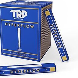 TRP Essentials HyperFlow Pre Rolled Cones Brown Unbleached with Holdie Kit (Reduces Tar) (49 Pack)-image-5