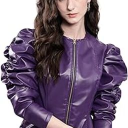 Women’s Jacket – Purple Jacket with Unique Design Full Sleeve Jacket with Winter Over coat Jacket, Boost Your Style with Casual Jacket for Women & Girls-picture-17