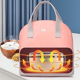 BabyMoon Milk Preservation Baby Moms Mothers Diaper Bag | Portable Travel Insulated | Milk Bottle Container Storage Cooler Bag | Peach Grey-image-91