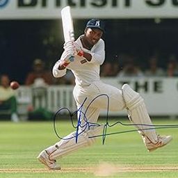 8x10 Inches Original Autographed Photo of West Indies Cricketer Brian Lara-image-83