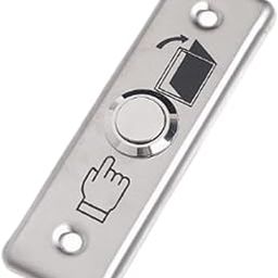 Stainless Steel Door Exit Push Button Switch, 3 by1 inch, Anti-Rust Metal Access Control System-7