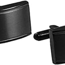 Cufflinks for Men Business/Classical Choice Stainless Steel Black Cufflinks for Men and Boy's-27