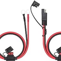 ATORSE® 2Pcs 16AWG SAE Battery Connector Cable Accessory for Bike, Car, Tractor, ATV-picture-6