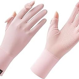 CALANDIS™ Sun Protection Gloves for Women Sunblock Gloves for Gardening Riding Outdoor Pink | Gloves | Clothing, Shoes & Accessories | Fishing-image-99