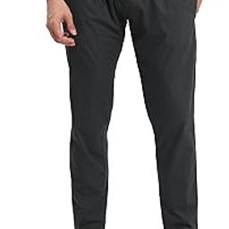 Pure Cotton Solid Elastic with Drawstring Pyjama for Men | Relaxed Fit | 2 Pockets | Lounge Wear Pyjama-1