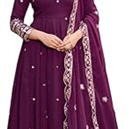 Varni Fabrics Women’s Faux Georgette Gown – Elegant Party-picture-5