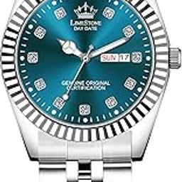 Legacy Series Men's Stainless Steel Strap Watch Round Dial Quartz Movement Analog Watch Birthday, Anniversary, Special Occasion Gift for Him-image-38