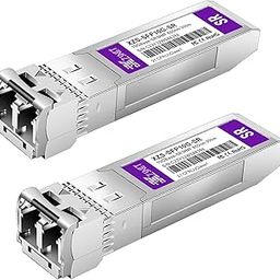 XZSNET 10GBASE-SR SFP+ Transceiver, 10G SFP+ to LC Multimode Fiber Module Compatible with Cisco SFP-10G-SR, Ubiquiti UniFi UF-MM-10G, Mikrotik S+85DLC03D, Meraki, Netgear, D-Link and More, 2 Pack-picture-16
