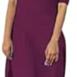 Organza with Embroidered and Sequence Work A-line Kurti Three-Quarter Sleeves-image-1
