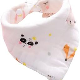 Cartoon Multi Print Baby Bibs Soft organic Cotton Newborn Towel Triangle Feeding Bibs Kids Burp cloth Pack of 4-image-55