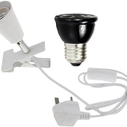 BNF® E27 Adjustable Reptile Lamp Holder with Infrared Heat Bulb UKPlug White 100W|Pet Supplies | Reptile Supplies| 1 Piece Reptile Lamp Holder1 Piece Ceramic Bulb-image-57
