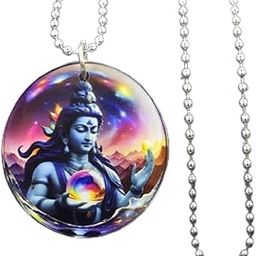 Lord Shiv Shambo Bead Chain Acrylic Pendnet for Men and Women-image-17