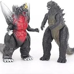 De-Lite™ Action Figures Soft Touch Vinyl Plastic Collectible Model Toys… (Space Godzilla & Junior Godzilla, 2 Pieces Pack, Mini Small Size - 7cm)-image-55