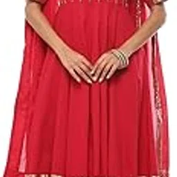 biba Women Cotton Blend Fitted Suit Set(SKD7459E_Pink_L)-picture-12