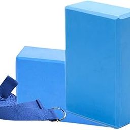 THE STYLE SUTRA® Yoga Brick Non Slip Portable Yoga Block for Body Building Pilates Stretching Blue-picture-10