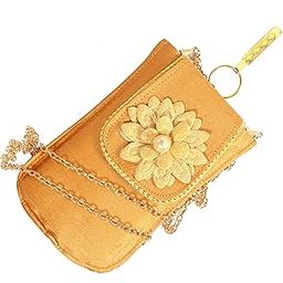 Presents Handicraft Ladies Traditional Mobile Phone Pouch Sling Wallet and Clutche Saree Waist Clip Hook Gift for Women-image-61