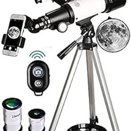 Citaaz Astronomical Telescope 70400 Telescopes for Kids & Adults 70mm Refractor with Finder Scope & Tripod, Astronomy Beginners Gifts, AZ Mount Phone Adapter & Backpack-picture-24