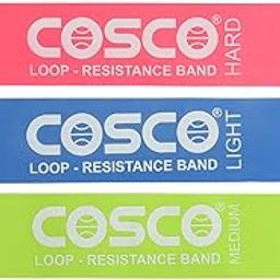 Cosco Latex Resistance Band - Loop (Set of 3, Light, Medium, Hard)-18