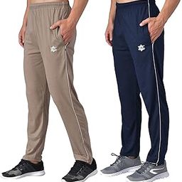 eKools� Plain Trackpants for Men | Plain Trackpants | Basic Trackpants | Two Side Pockets with One Zip Pocket for Phone | 100% Cotton | Men's Trackpants (Pack of 2)-image-10