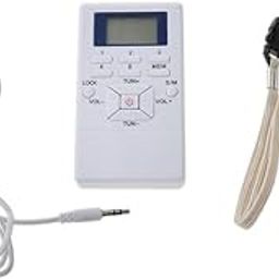 MERISHOPP Portable Mini Fm Pocket Radio With Digital Led Display With Earphone White|Consumer Electronics|Portable Audio & Headphones|Portable Am/Fm Radios-22