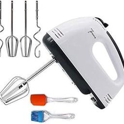MD webline Egg Beater High Speed Hand Mixer with 7 Speed and Oil Brush with Spatula Brush(White) [1-PEC]-image-37