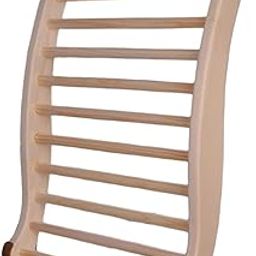 CLUB BOLLYWOOD® Sauna Backrest Wood S Shaped Slip Resistant Sauna Accessories for Steam Room| Yard, Garden & Outdoor Living | Pools & Spas | Sauna Parts & Accessories|1 Piece Sauna Backrest-image-64