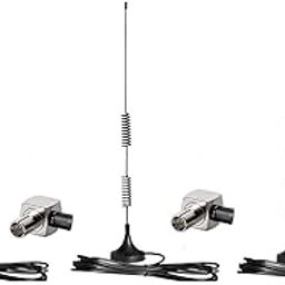 NISTECH 7dBi External Magnetic Double Coil Antenna with TS9 Male Right Angle Connectors (Pack of 3) for Modem Dongle M5 / MR5100 M1 / MR1100, Verizon Jetpack 8800L MiFi Hotspots-picture-26