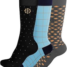 Trinity, Socks for Men, Premium Combed Cotton, Combo Pack of 3 Pairs, Size UK 6 to 8 (24 to 26 cm), Crew Length, Seamless, Formal and Dress Socks-image-84