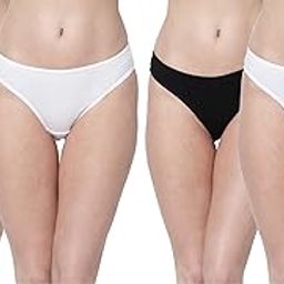 Women Cotton Mid Waist Bikini Cut Panties, Pack of 4-image-68