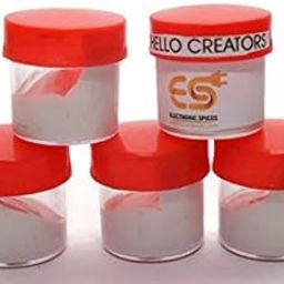 Electronic Spices PACK OF 5 10gm White Thermal Heat Sink Compound/Paste/Grease for CPU Fan and thermal paste compounds-18