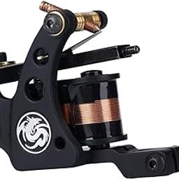 Dragonhawk Fine Liner Coil Tattoo Machine - 10 Wrap Professional Equipment for Liner - Gun-45