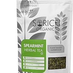 Sorich Organics Spearmint Herbal Tea 50gm | Spearmint Tea for PCOS, PCOD, Acne | High in Vitamin A | Rich in Antioxidants | Helps Reduce Stress | Improve Memory-image-1