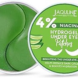 Jaquline USA 4% Niacinamide Hydrogel Under Eye Patches|Reduces Dark Circles|Boost Hydration|Brightens under eye|30g-image-66