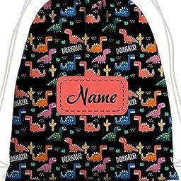 Drawstring Swimming bag for kids for Gym yoga Tuition Beach Waterproof Backpack for 3-10 year Girls boys Bag with Custom personalisation-image-41