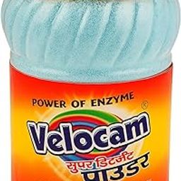 Velocam Super Detergent Powder – Powerful Enzyme Formula for Tough Stains – Long-Lasting Freshness – Suitable for Machine & Hand Wash – 1kg (1, 1 KG)-image-28