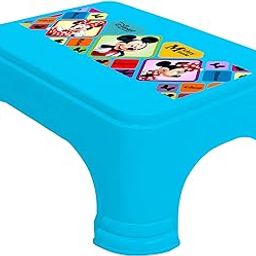 Homestic Disney Mickey Minnie Print Square Plastic Bathroom Stool, Adults Simple Style Stool Anti-Slip with Strong Bearing Stool for Home, Office, Kindergarten-image-65