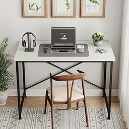 Ascom Premium Wood Study Table | Luxury Office Desk for Home & Work |Spacious Laptop & Computer Table | 91x60.5x75 cm | Durable & Stylish Work Table for Adults & Students | Ivory White-11