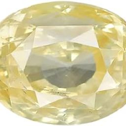 Yellow Sapphire Stone Certified Natural Gemstone Unisex 5.25 Carat PUKHRAJ-image-85