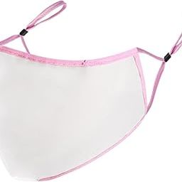 Enakshi® Reusable Face Mask Cover With Visible Transparent Clear Window Pink|Health & Beauty | Vision Care | Other Vision Care-image-64