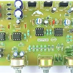 MYPCB Hifi Bass Treble Board with Active Volume and Pre Amp using NE5532 Op Amp ic - Assembled Board-image-7