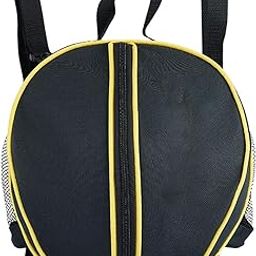 THE STYLE SUTRA Round Basketball Bag Carrier Bag Gym Storage Bag for Workout Football Soccer Black-image-55