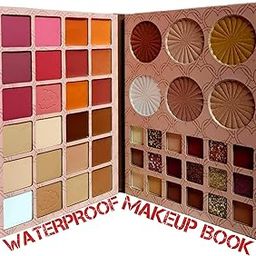 COSMAC Professional HD Waterproof Long Lasting All In 1 Makeup Book Palette Kit Base, Eyebrow Contour Concealer Eyeshadow Highlighter & Blusher Palette With High Coverage Glowing For Girls & Women-image-2