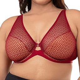 Everyday Textured Lace Support Bra for Women Daily Use Non-Padded, Wired, Full Coverage Bra, NYB140-image-17