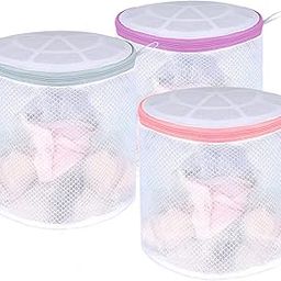 Liwilong A-D Cup Bra Laundry Bag For Washing Machine,Bra Bags For Laundry,Bra Washer,Sock Bag For Washing Machine,Underwear Washing Bag,Bra Washer Protector,Mesh Bag (7X7Inches,3 Set),Multicolor-image-55