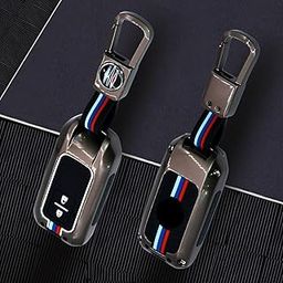 KMH Keychain Metal Shell & Soft Silicone Full Protection Key Case Holder Compatible with Suzuki Grand Vitara, BALENO, XL6, Swift, ERTIGA, DZIRE 2 Button Smart Key-image-28