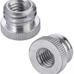 Enakshi (LABEL) Creations 6x2 Pieces 5/8 inch to 1/4 inch Microphone Screw Accessory for Camera Tripod-picture-3
