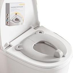 SNOWIE SOFT® Potty Training Seat Toddlers Toilet Training Seat with Splash Guard, PP Material, Easy to Clean, Travel Folding Child Potty Seat for Boys Girls Aged 3-6-image-89