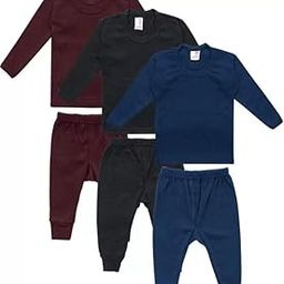 GSXMOL Baby's winterwear Melanche Thermal Fleece Inner Suit, Body Warmer Thermal Set for Boys & Girls (Pair of 3; 0 Months - 4 Years)-image-13